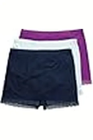 Ulla Popken 3er Panty, Bamboo Lace, , 62-64 Mujeres