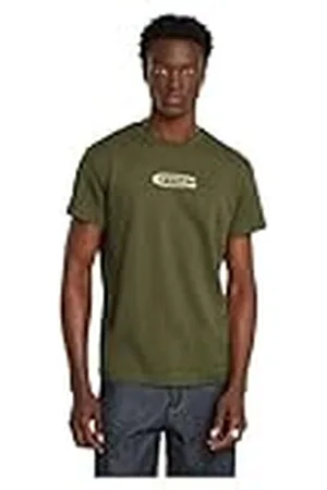 G-Star Para Hombre Camiseta Old Skool Logo, , M