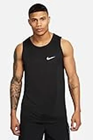 Nike Dri-Fit Legend FD0148-010 - Camiseta de Tirantes para Hombre, Color Negro y Blanco