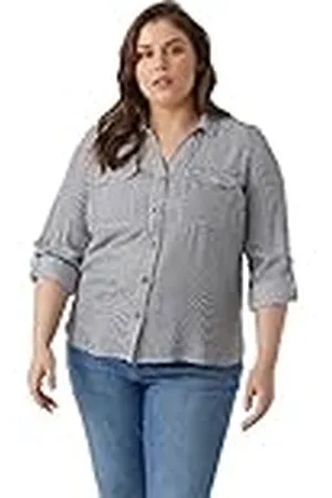 VERO MODA Vmbumpy L S Camiseta New Curve Noos Blusas, , 48 para Mujer