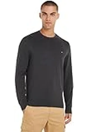 Tommy Hilfiger DE Cotton Crew Neck MW0MW32026 Pulóveres, , XS para Hombre