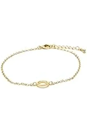 Luxenter Pulsera Alphabet acabado oro 18k - Letra O