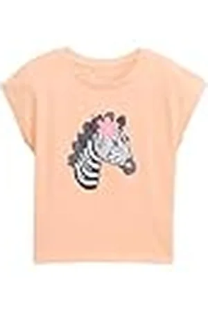 TOM TAILOR 1046295 Camiseta, 37758-Peach Bloom, 104-110 para Niñas