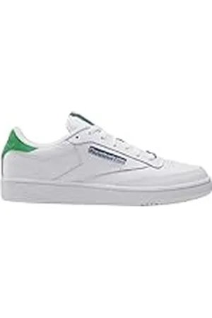 Reebok CLUB C 85, Zapatillas de Deporte, Hombre, WHITE/SPORT GREEN/BLUE SLATE, 42.5 EU