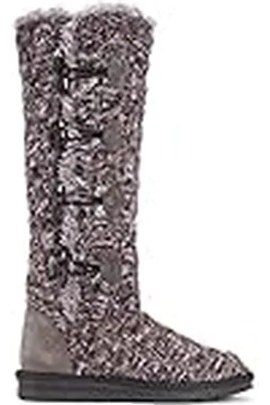 MUK LUKS Felicity - Botas altas hasta la rodilla para mujer, Morado (Púrpura), 40 EU