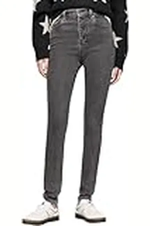 Tommy Hilfiger Vaqueros Mujer Sylvia Skinny Fit Talle Alto, Negro (Denim Black), 32W/32L