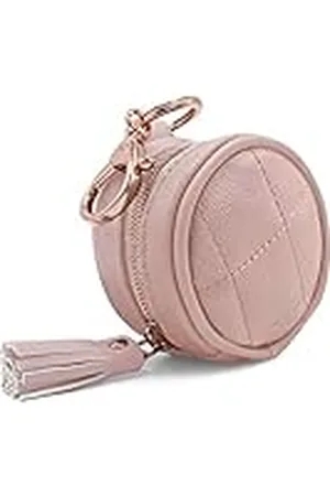 Itzy Ritzy Pacifier Case with Clip – Pacifier Charm Pod Includes Clasp to Easily Attach to a Diaper Bag or Purse; Measures 2.5” in Diameter and Holds 2 Pacifiers, Black
