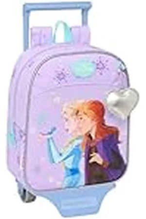 Safta FROZEN SPIRIT - Mochila Guardería con Carro, Ideal para Niños de Diferentes Edades, Cómoda y Versátil, Calidad y Resistencia, 22x10x27 cm