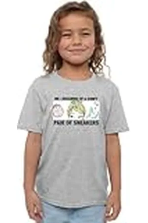 Disney Cinderella Dreaming of Comfy Sneakers Girls T Shirt Camiseta, , 3-4 años para Niñas