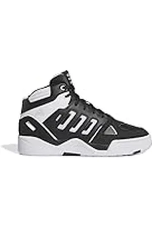 adidas Midcity Mid Shoes, Zapatillas de Baloncesto Hombre, Core Black/Cloud White/Crystal White, 40 2/3 EU