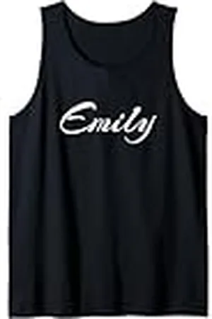 Emily van den Bergh Beautiful Feminine Emily Handwritten Font Camiseta sin Mangas