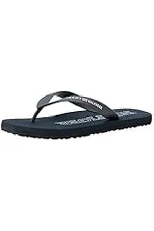 Tommy Hilfiger Chanclas Hombre Rubber Beach Sandal Zapatillas de dedo, Blau (Azul), 40