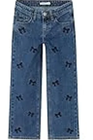 NAME IT Nkfrose Wide Jeans 8367-Be R Vaqueros Anchos, , 146 para Niñas