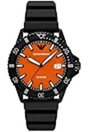 Emporio Armani Reloj Analógico para Hombres de Cuarzo con Correa en Silicona AR11684