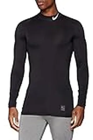 Nike M NP Top LS Comp Mock Camiseta de Manga Larga, Hombre, , S