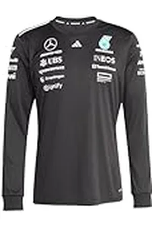 adidas Hombre Mercedes - AMG Petronas Formula One Team Driver Jersey Long Sleeve Black Men, , XXL
