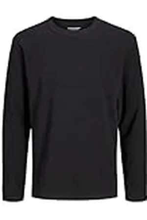 JACK & JONES Jormanchester Waffle tee LS Crew Neck, , XL Hombres