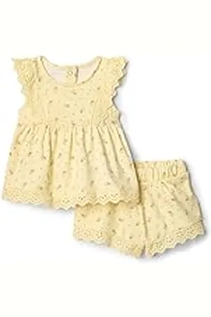 Amazon X Sofia Grainge Conjunto de Pantalones Cortos y Top con Bordados Bebé Niña, , 24 Meses