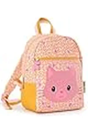 Lilliputiens Mochila de PET Reciclado Jeanne el Gato - Mochila para niños con gran bolsillo, tirantes, correa y espacio para botella - Fabricada en materiales resistentes al agua - Desde 3 años