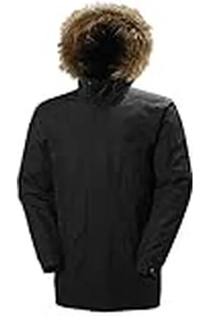 Helly Hansen Dubliner Parka Chaqueta 3/4 Impermeable, Cortaviento y Transpirable para Hombre para el Uso Diario, (Black 990), 2XL