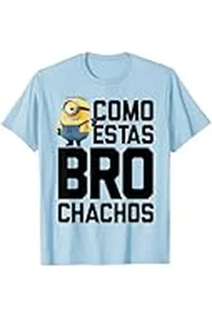 Minions Mi villano favorito Como Estas Bro Chachos Camiseta
