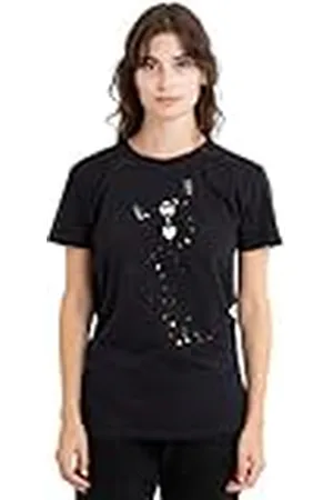 The Nightmare Before Christmas Jack Fairy Lights Ladies T Shirt, Black Camiseta, , S Mujeres