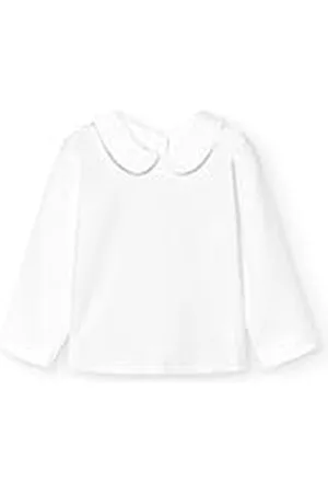 BABIDU Camiseta Bebé y Niño 100% Algodón, Manga Larga con Cuello Elegante, Tejido Suave Transpirable, Camiseta Básica para Invierno, Ropa Bebé Cómoda, Camiseta Bebé Recién Nacido Niños y Niñas Unisex
