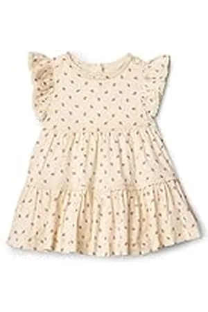 Amazon X Sofia Grainge Vestido de algodón con Encaje y Volantes Bebé Niña, , 24 Meses