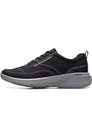 Clarks Lehman Mix Oxford para Hombre, Negro (Black Textile), 42.5 EU