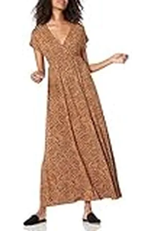 Amazon Vestido Entallado Largo (Talla Grande Disponible) Mujer, , M