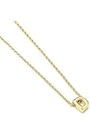 Luxenter Collar Alphabet acabado oro 18k - Letra D