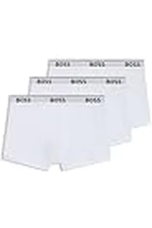 HUGO BOSS Trunk 3p Co/El, Boxers a Pantalones Cortos para Hombre, (White 100), L