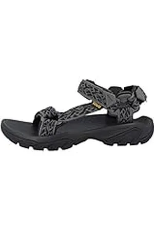 Teva Terra Fi 5 Universal, Sandalias de Punta Descubierta Mujer, Negro (Wavy Trail Black Wtbc), 43 EU
