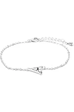 Luxenter Pulsera Alphabet acabado plata - Letra A