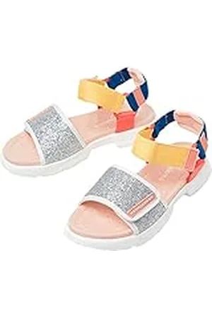Pepe Jeans Ventura Sandal G, Sandalias de Plataforma, Gris (Plata), 36 EU