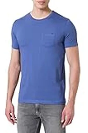 Armor.lux T-Shirt À Manches Courtes Avec Poche en Coton Léger Col Rond Homme Camiseta, , M para Hombre