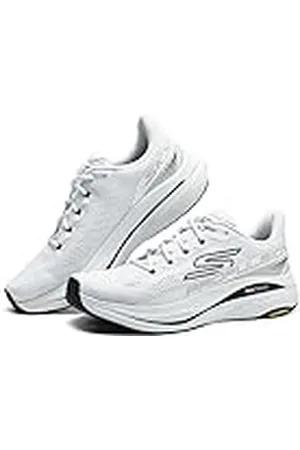 Skechers Propulsión máxima de amortiguación, Zapatillas Hombre, White, 42 EU
