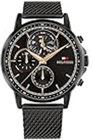Tommy Hilfiger Reloj Analógico de Cuarzo Multifunción para Hombre con Correa de Acero Inoxidable con Correa de Acero Inoxidable - 1710610