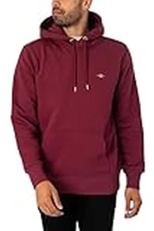 GANT Sudadera con Capucha Reg Shield, , XL para Hombre