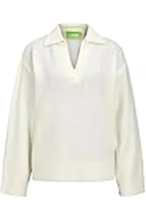 JJXX Jxariella Polo Neck Knit Sn Jersey de Punto, Color Blanco, XS para Mujer