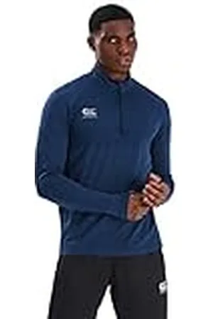Canterbury Vapodri Long Sleeve Baselayer T-Shirt | Seamless First Layer | Quick Drying Camiseta, Azul Marino, XXXL-XXXXL para Hombre