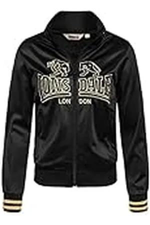 Lonsdale London Sancreed Sudadera con Capucha, Negro/Dorado, L Mujeres