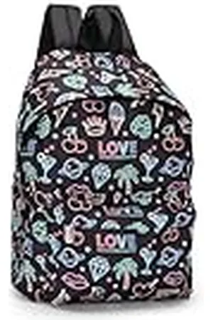 FRANCO COSIMO PANINI Zaino, Mochila Americana Allover Neon Comix Unisex niños, , M