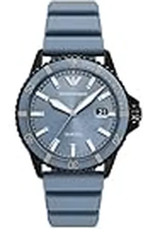 Emporio Armani Reloj Analógico para Hombres de Cuarzo con Correa en Silicona AR11685