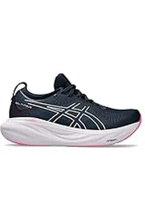 Asics Gel-Nimbus 25 - Tenis de Correr para Mujer, Color Azul francés/Lila, Talla 8 Ancha, , 6 UK Wide
