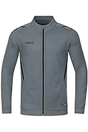 Jako Polyesterjacke Chaqueta de poliéster Challenge, Color Gris Piedra: Negro, Medium para Hombre