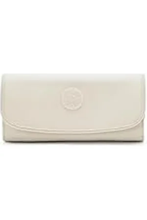 Kipling Money Land Billetera Grande, (Blanco)