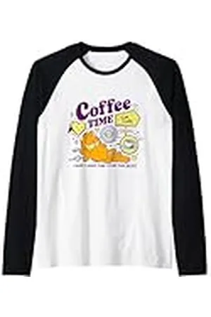 Garfield Garfiled - El gato del café Camiseta Manga Raglan