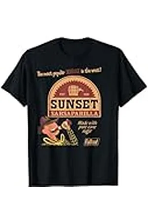 Fallout Video Game Sunset Sarsaparilla Vintage Ad Camiseta