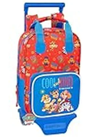 Safta PAW PATROL COOL - Mochila Escolar 765 con Carro 805, Ideal para Niños de Diferentes Edades, Cómoda y Versátil, Calidad y Resistencia, 20x8x28 cm